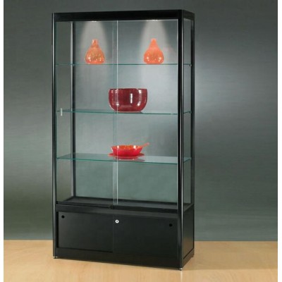 Best glass titanium trophy display cabinet with elegant design