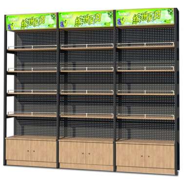 2019 popular Wall Side Retail Store Display Fixtures &shop racking