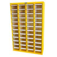 2019 hot selling Garage Plastic Parts Cabinet with clear box